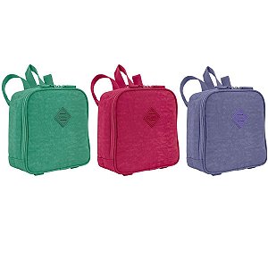 Lancheira Térmica Sestini Crinkle Pocket Lunch Lateral - Papel Mais Cia