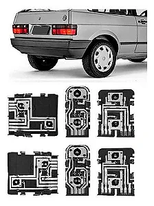Kit Completo Circuito Lanterna Tras.vw Gol Quadrado Ld/le