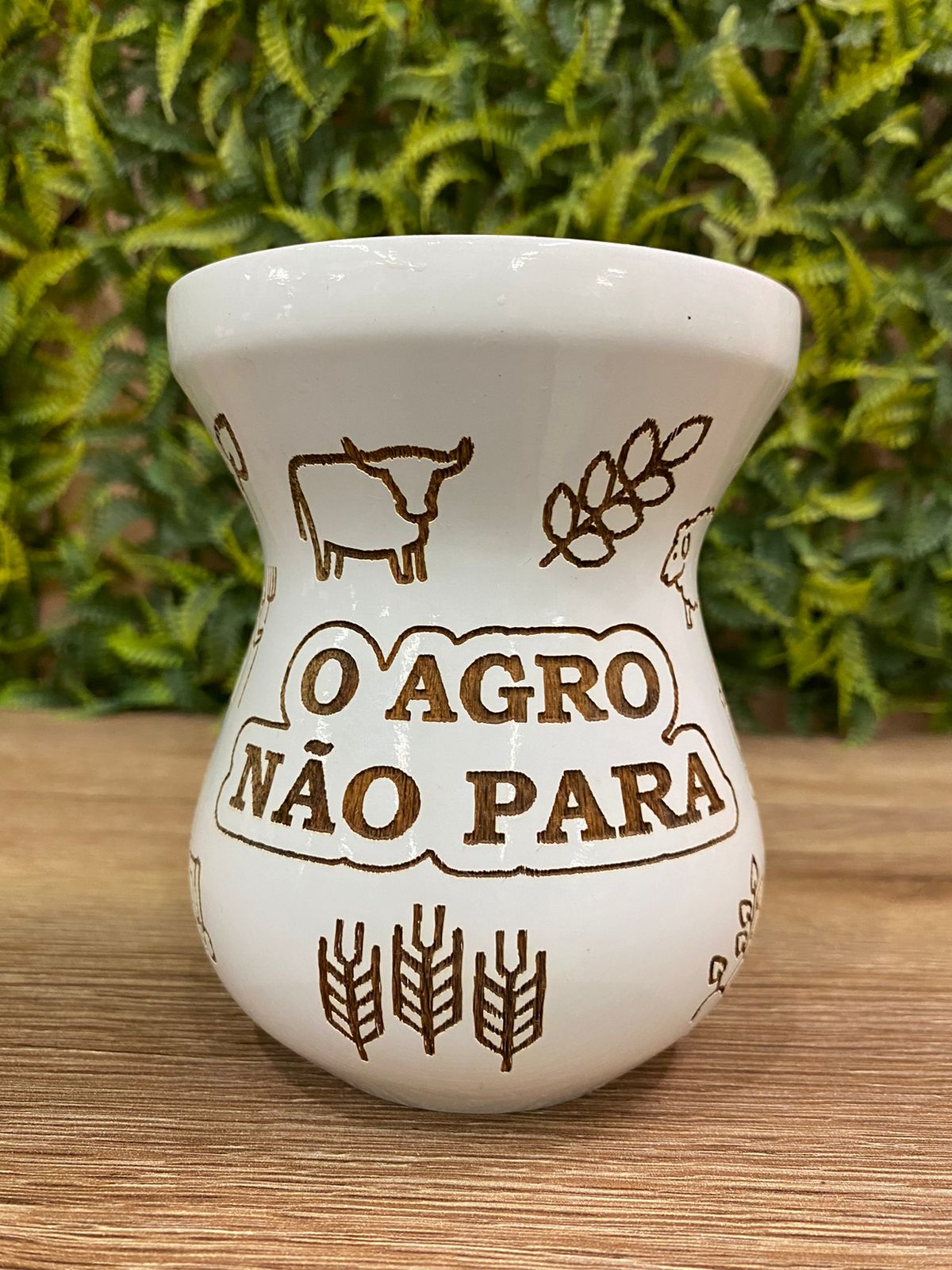 Cuia Branca O AGRO NÃO PARA