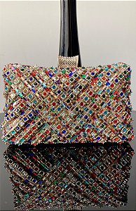 BOLSA FESTA STRASS VALENTINA - COLORIDA