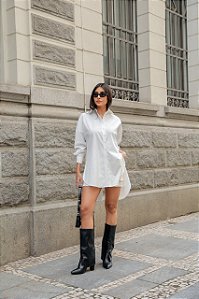 MAX CAMISA ZÍPER COSTAS TRICOLINE PRIME - OFF WHITE