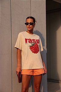 T-SHIRT FRUIT ESTAMPADA MARINE - BEGE