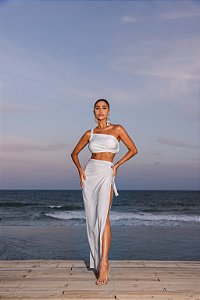 VESTIDO STEFANIA HOTPANT - PRATA
