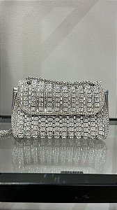 BOLSA THAIS PEDRARIA - PRATA