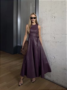VESTIDO ROMA LONGUETE COURINO - UVA