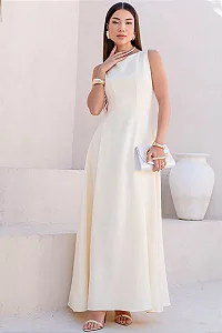 VESTIDO ELIZA LONGO MILANO - AMARELO