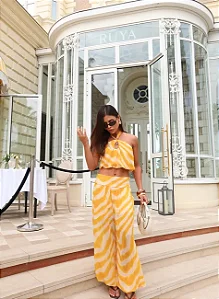 CONJUNTO ALADIN ESTAMPADO - AMARELO
