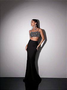 SAIA CETIM SUPER LONG SUMMER CHIC - PRETO