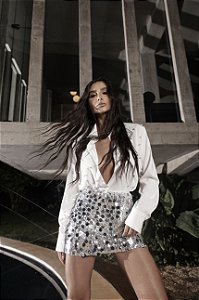 CAMISA PÉROLAS CELEBRATION - OFF WHITE