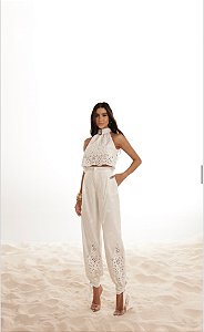 CONJUNTO LAISE RECORTE VAZADOS MILÃO - OFF WHITE