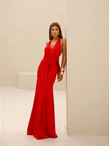 VESTIDO DANI FRENTE ÚNICA - VERMELHO