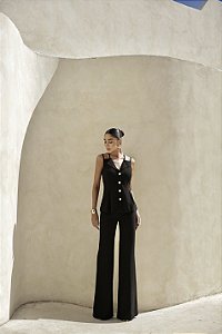 CONJUNTO ALFAIATARIA ALÇA DUPLA CAMILLE - PRETO