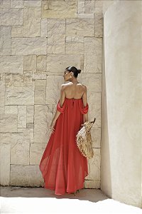 VESTIDO CURTO MULET CIGANINHA JORDANA - VERMELHO