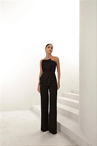 MACACÃO ODARA ALFAIATARIA PREMIUM - PRETO