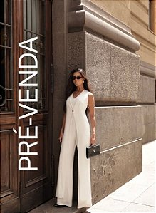 MACACÃO JUJU DUPLO OFF WHITE [PRÉ VENDA - ENVIOS EM 09/03/26]