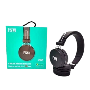 Fone De Ouvido Bluetooth Tempo de conversação de até 18 horas ORIGINAL Fam A095 De Alta Qualidade