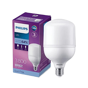 Lampada LED Alta Potência E27 Bivolt 30W 6500K Luz Fria 3800lm Philips