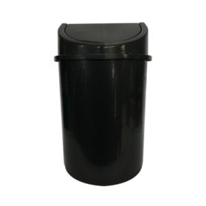 Lixeira basculante 12L Preta Jaguar
