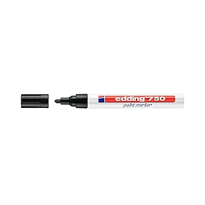edding 750 - Marcador permanente - Base solvente - Alta temperatura - 2 a 4 mm