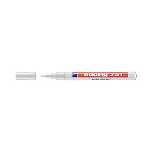 edding 751 - Marcador permanente - Base solvente - Alta temperatura - 1 a 2 mm
