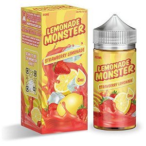 Líquido Nicsalt - Strawberry Lemonade Monster - 30ml