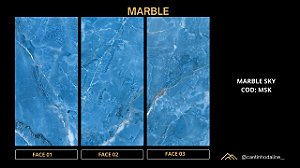 PLACA DE REVESTIMENTO  FLEXÍVEL - MARBLE SKY