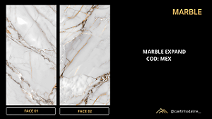 PLACA DE REVESTIMENTO  FLEXÍVEL - MARBLE EXPAND