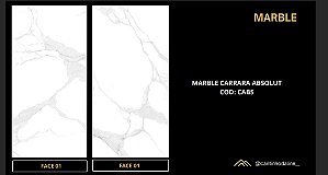 PLACA DE MÁRMORE FLEXÍVEL - MARBLE CARRARA ABSOLUT