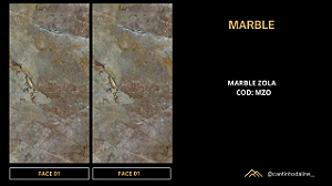 PLACA DE MÁRMORE FLEXÍVEL ZOLA