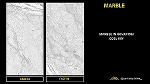 PLACA EFEITO MÁRMORE CINZA ACETINADO