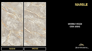 PLACA EFEITO MÁRMORE ÔNIX VEGGI ACETINADO