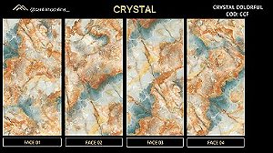 PLACA EFEITO ÔNIX MULTICOLOR COLORFUL ACETINADO