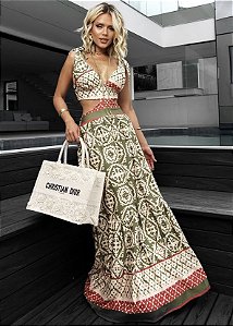 VESTIDO MONALISA  VERDE