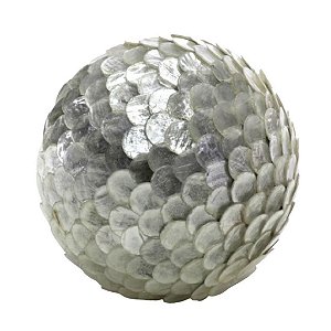 BOLA COM MOSAICO ESCAMA REDONDA NATURAL 10
