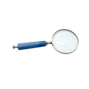 LUPA DE MÃO EM INOX E OSSO