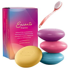 Kit Banho Rose Avon Encanto