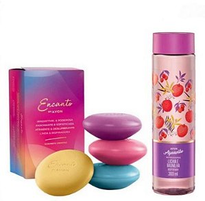 Kit Avon Sortido e Aquavibe Lichia e Baunilha