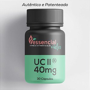UC II® 40MG - Autêntico e Patenteado -  30 Cápsulas