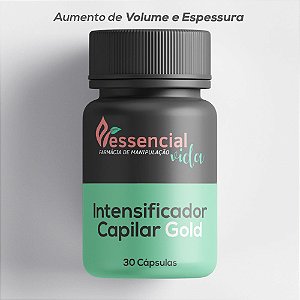 Intensificador Capilar Gold - Aumento de Volume e Espessura - 30 Cápsulas