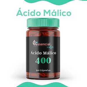 Ácido Málico 400 - 90 Cápsulas