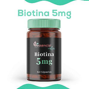 Biotina 5mg - 60 Cápsulas