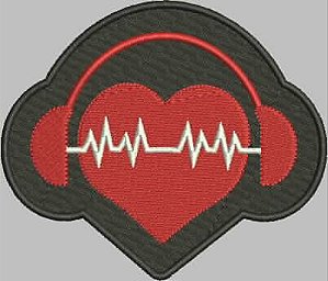 Patch Coração 8x8 cm