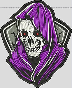 Patch Caveira Costas 28x30 cm