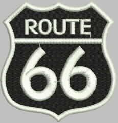 Patch Rota 66 08x08 cm