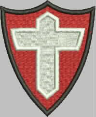 Patch Cruz Templária 07x06 cm