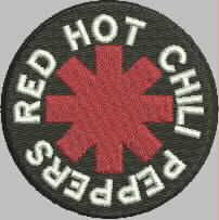 Patch Red Hot Chili Peppers07x07 cm