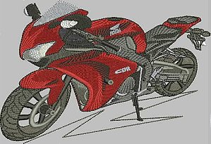 Patch Moto CBR Honda 14x20 cm