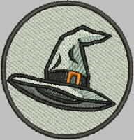 Patch Chapéu de Bruxa 08x08 cm
