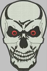 Patch Caveira 30x21 cm