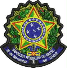 Patch República Federativa 09x09 cm